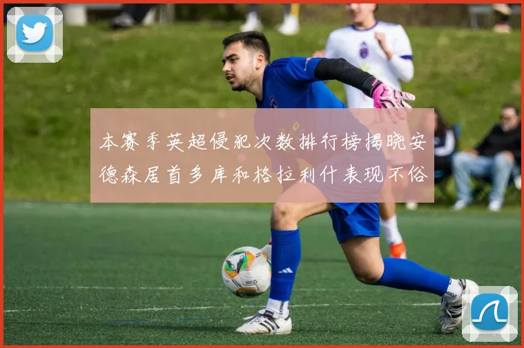 本赛季英超侵犯次数排行榜揭晓安德森居首多库和格拉利什表现不俗