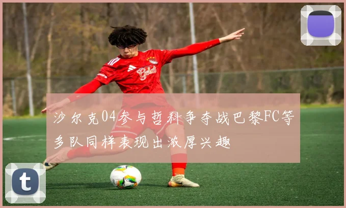 沙尔克04参与哲科争夺战巴黎FC等多队同样表现出浓厚兴趣